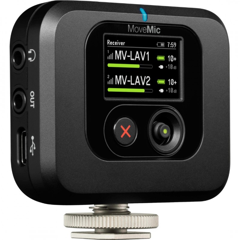 Shure MoveMic Two Kit Two-Channel Wireless Lavalier Microphone